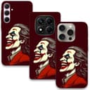 Калъф Joker - Червен костюм и дяволска усмивка