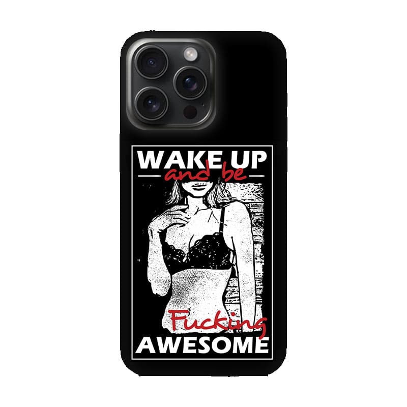 iPhone 15 Pro Max силиконов калъф Awesome