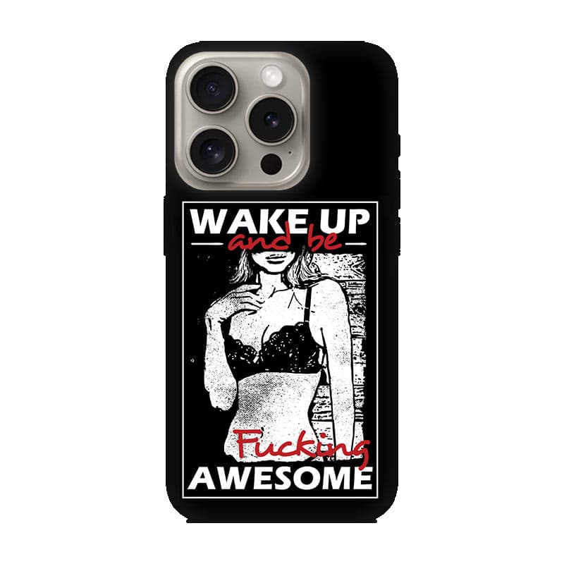 iPhone 15 Pro силиконов калъф Awesome