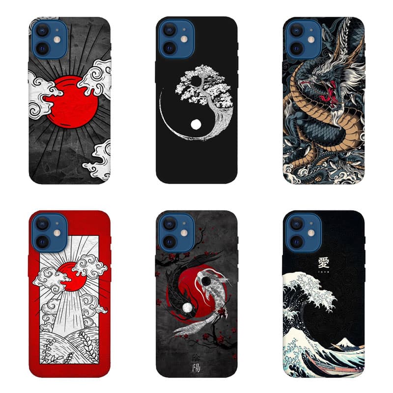 iPhone 12 кейс Японски Стил