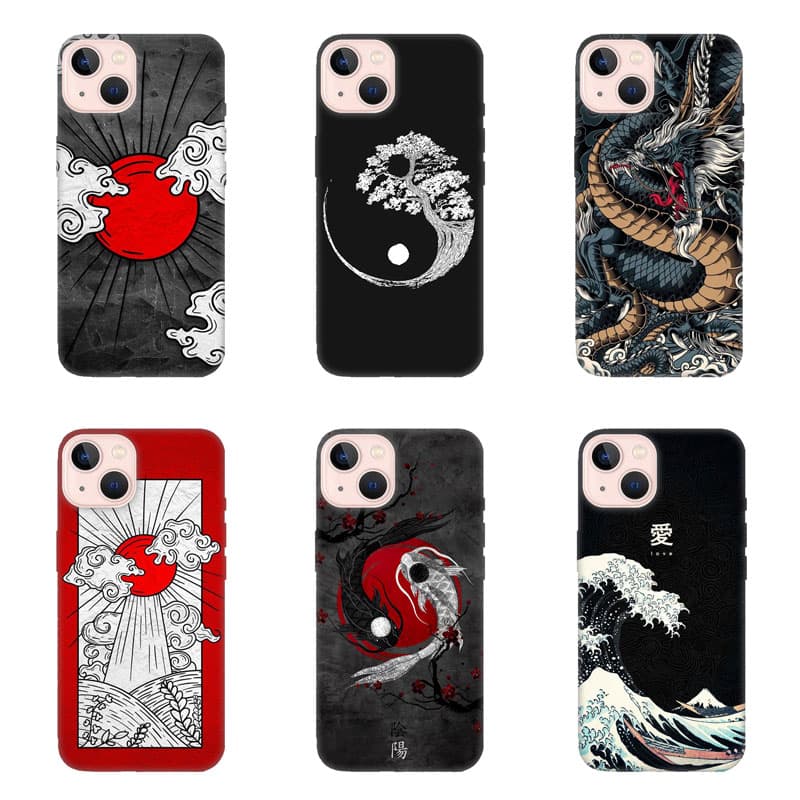iPhone 13 mini кейс Японски Стил