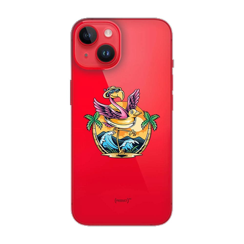 iPhone 14 кейс Фламинго