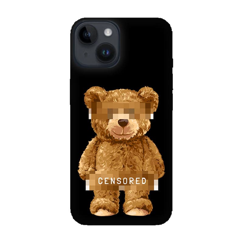 iPhone 14 Plus кейс Bear Censored