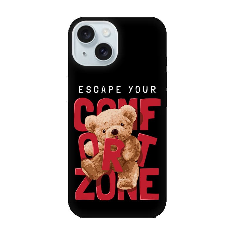 iPhone 15 кейс Bear Escape Your Comfort Zone