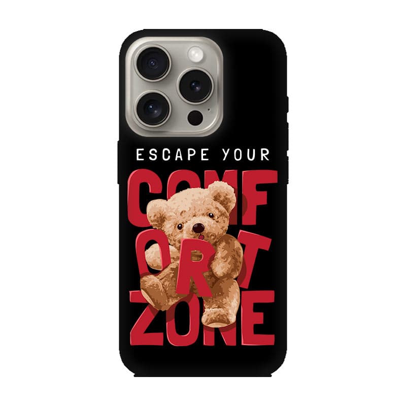 iPhone 15 PRO кейс Bear Escape Your Comfort Zone