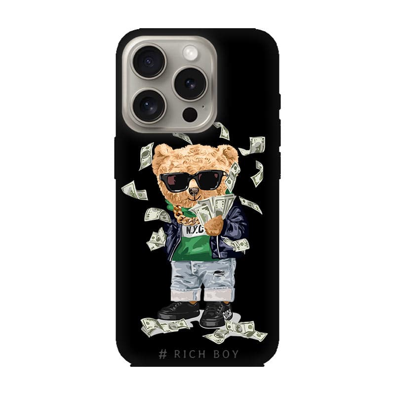 iPhone 15 PRO кейс Bear Rich Boy