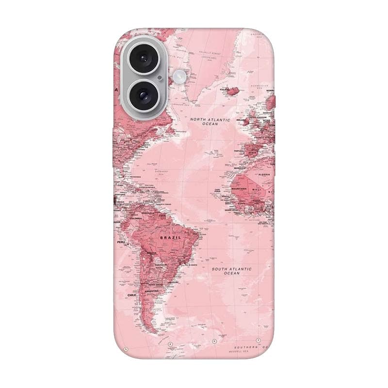 iPhone 16 кейс Розова карта