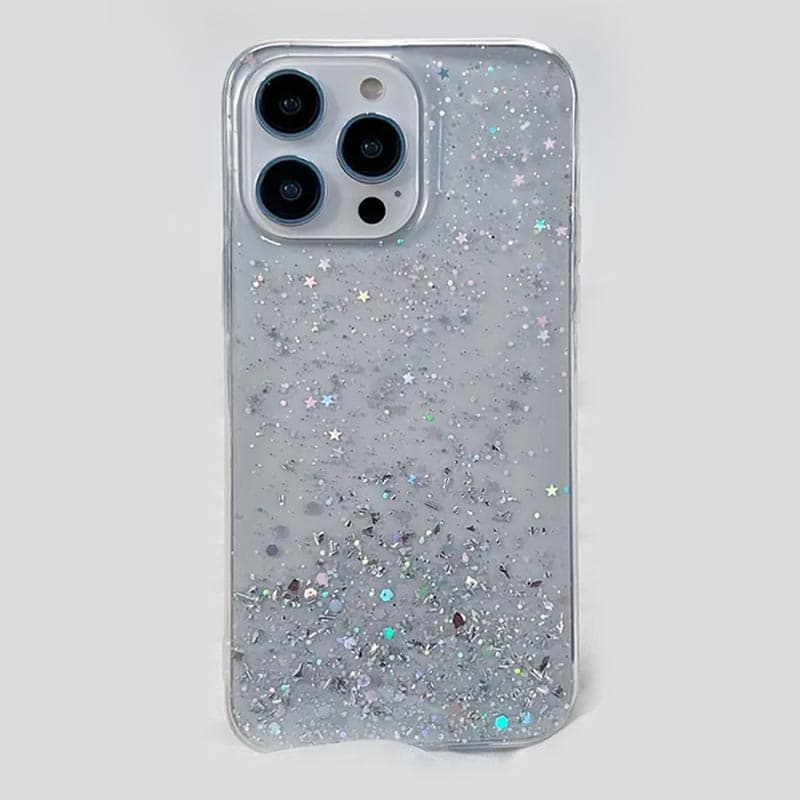 Прозрачен кейс за iPhone с блясък