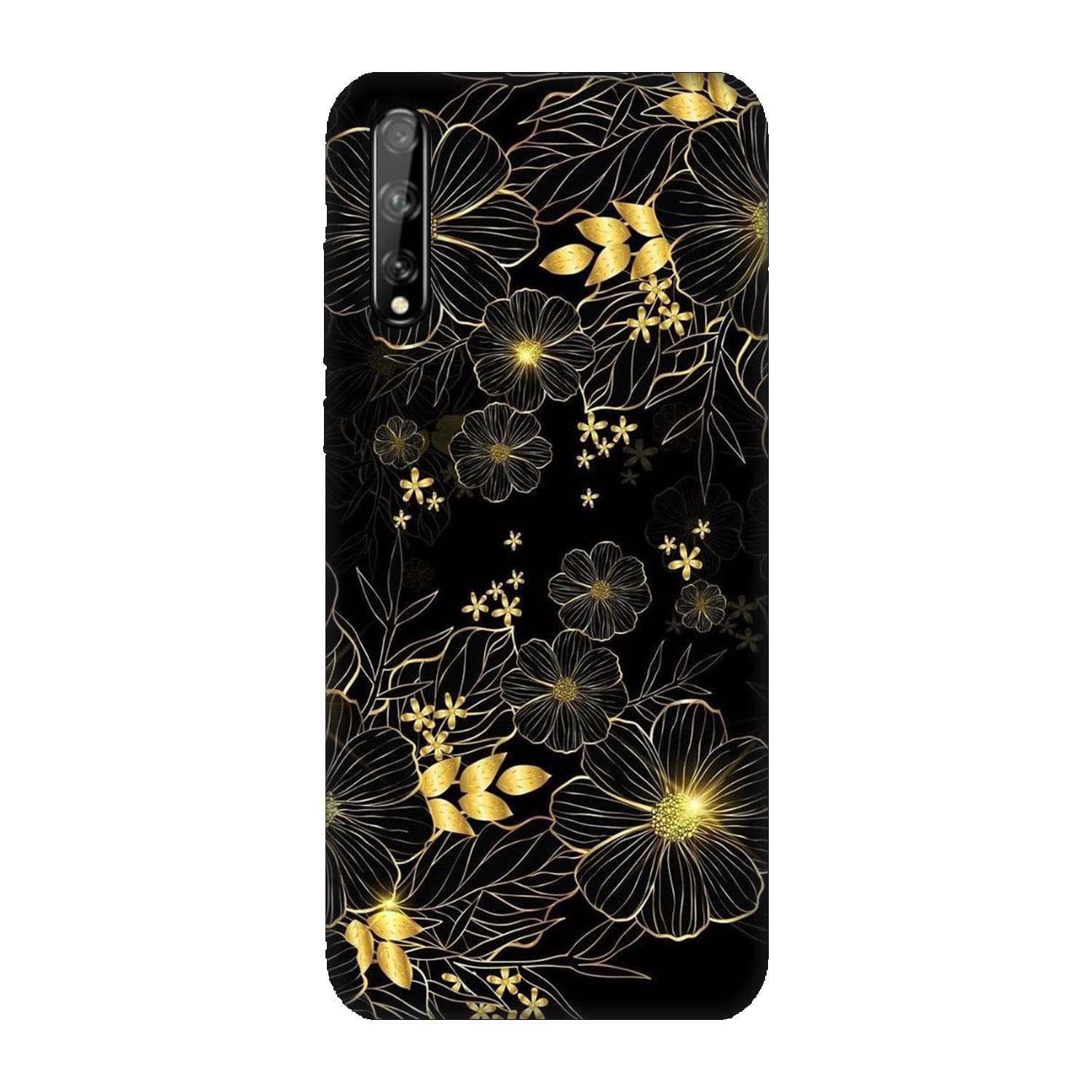 Huawei P Smart S кейс Златни цветя