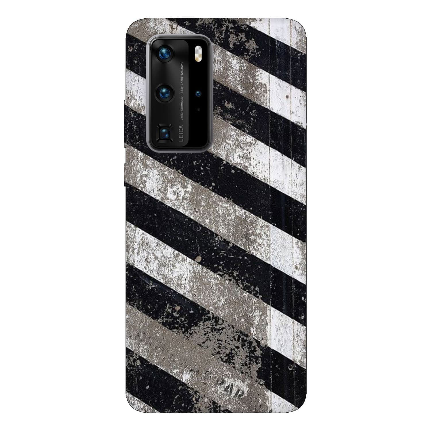 Кейс за Huawei P40 Pro Черно и бяло
