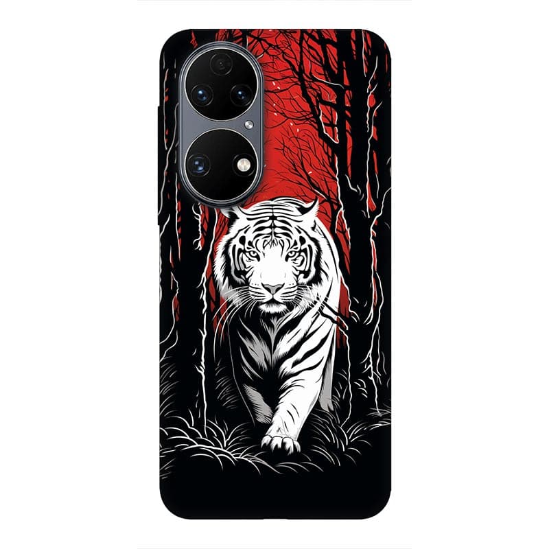 Huawei P50 кейс Тигър