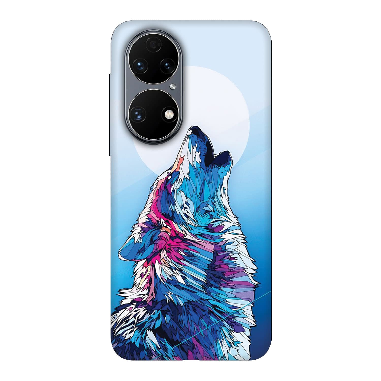 Huawei P50 кейс Вълк