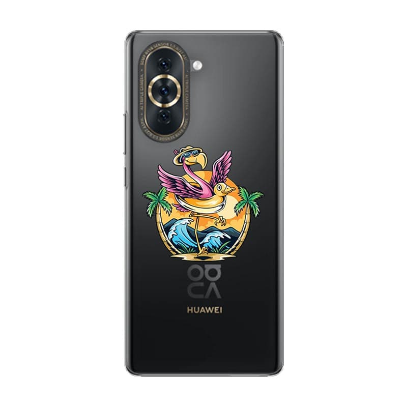 Huawei Nova 10 кейс Фламинго