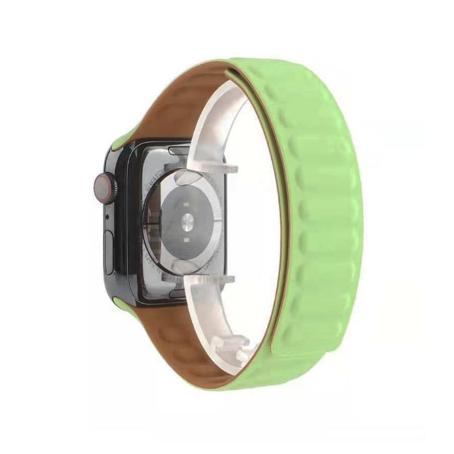 Зелена силиконова каишка за Apple Watch 42mm