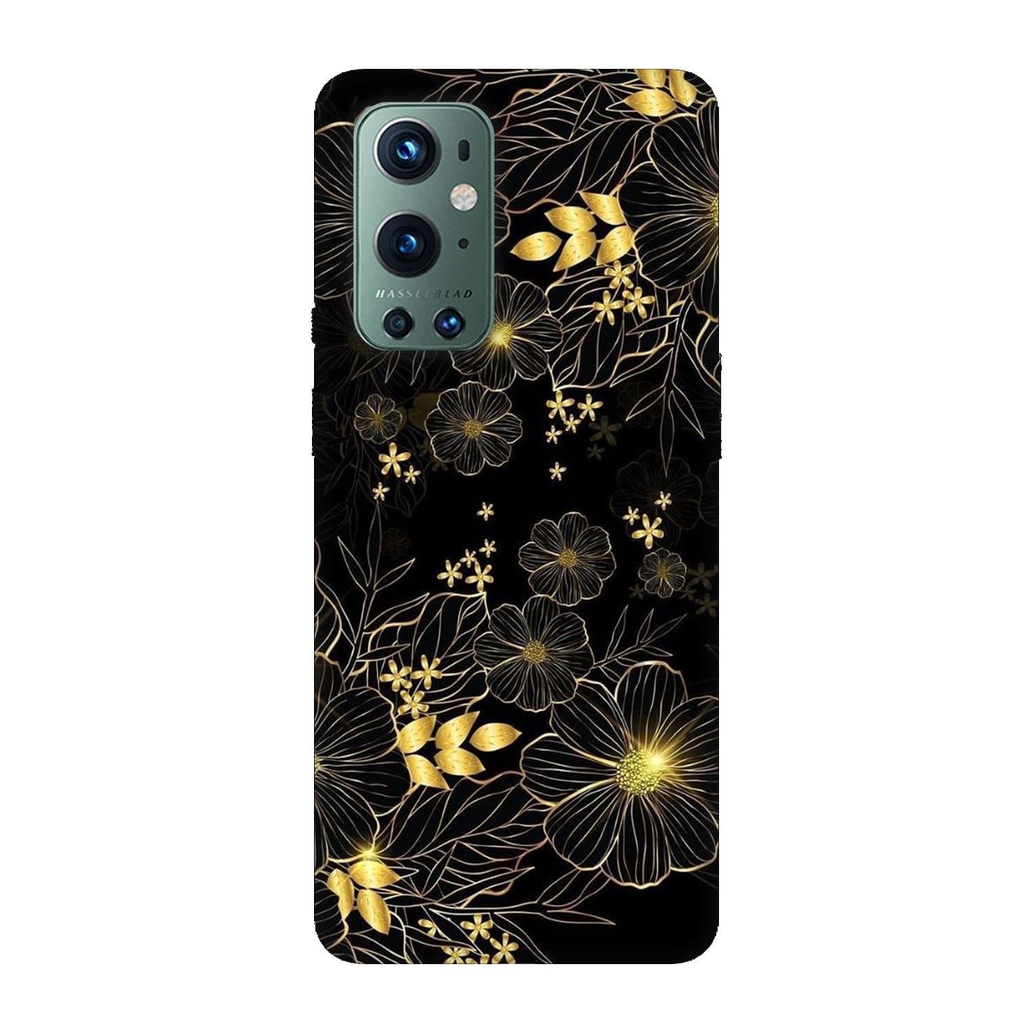 Кейс за OnePlus 9 Pro Златни цветя