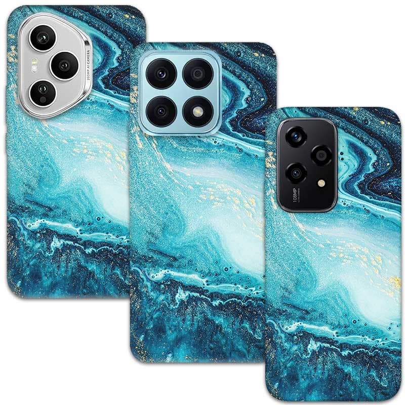 Калъфче за Honor - Син мрамор