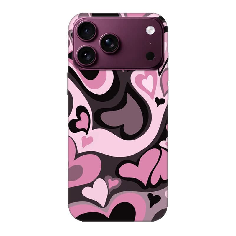 iPhone 18 Pro Кейс - Groovy Hearts