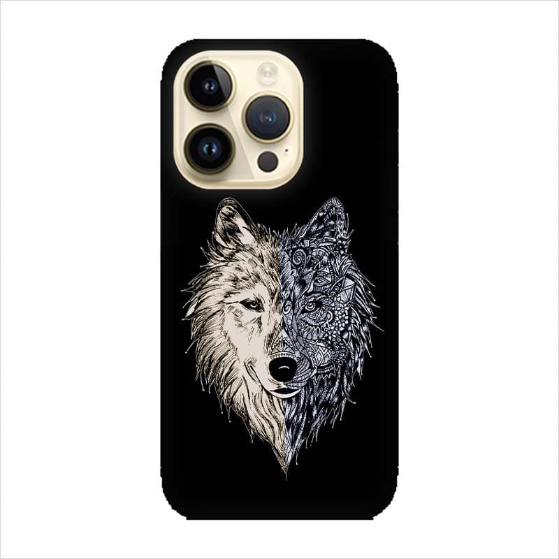 Калъфче за iPhone 59 вълк-графика