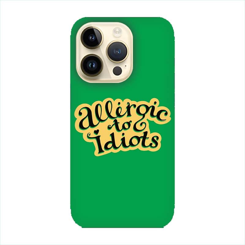 Кейс за iPhone alergic to ldiots