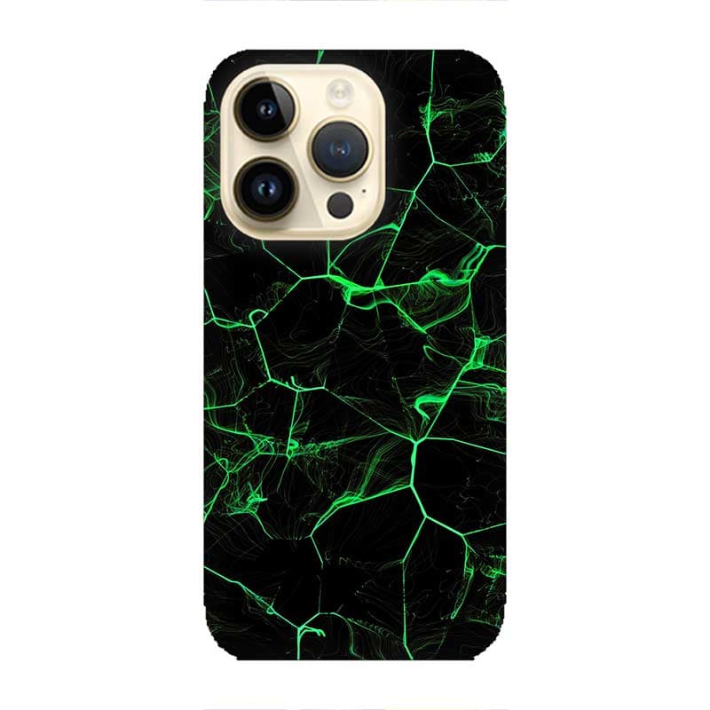 Кейс за iPhone зелен мрамор 476