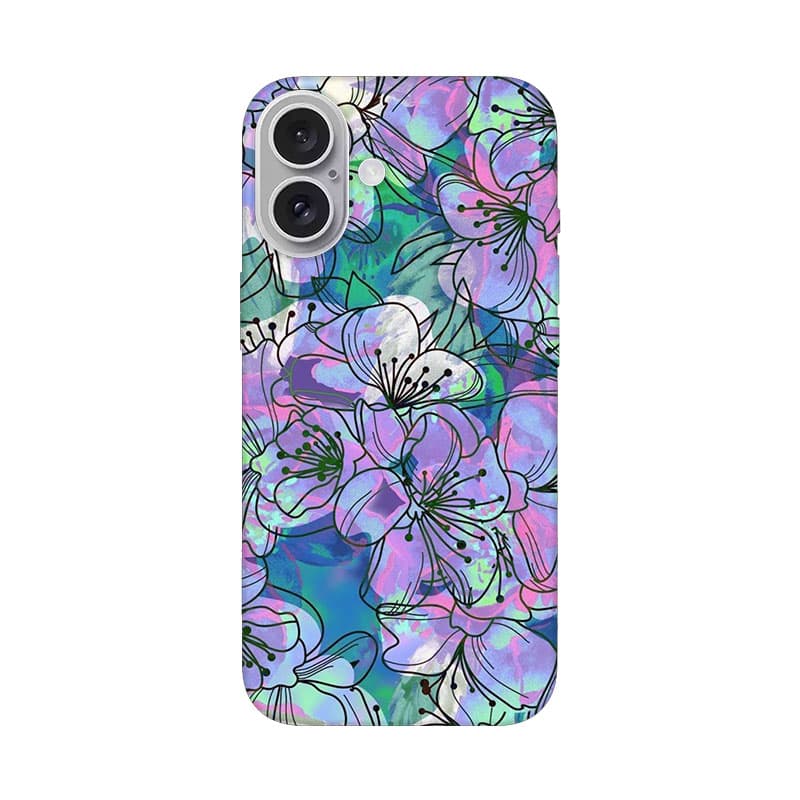 iPhone 16 кейс цветя