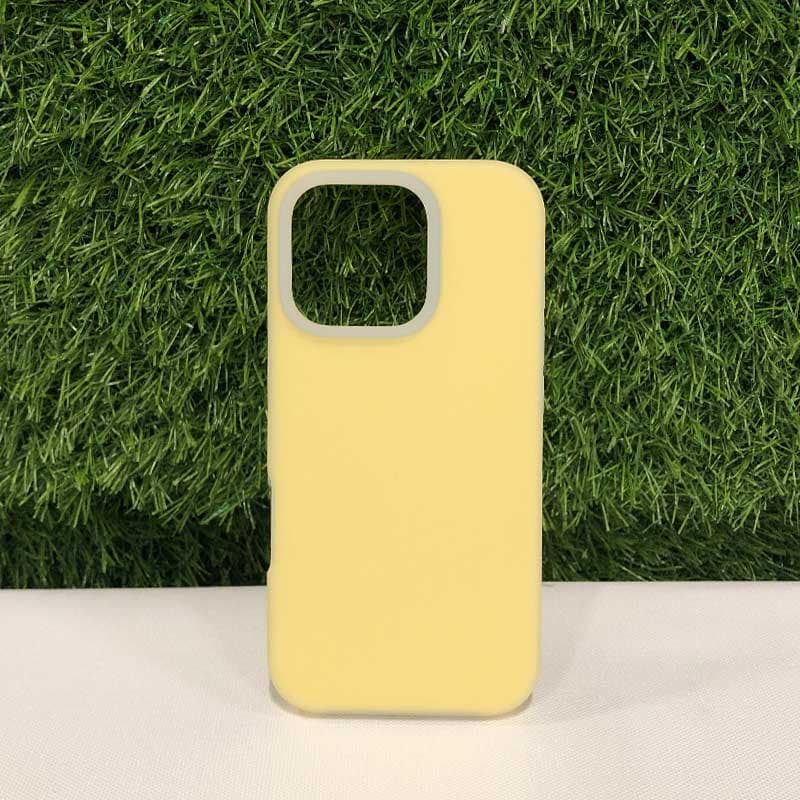 iPhone 16 Pro бебешко жълт калъф