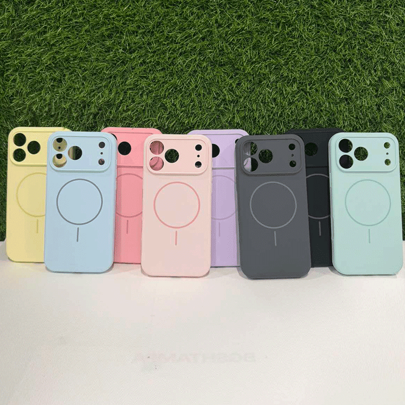 Цветен MagSafe кейс за iPhone 17 Pro