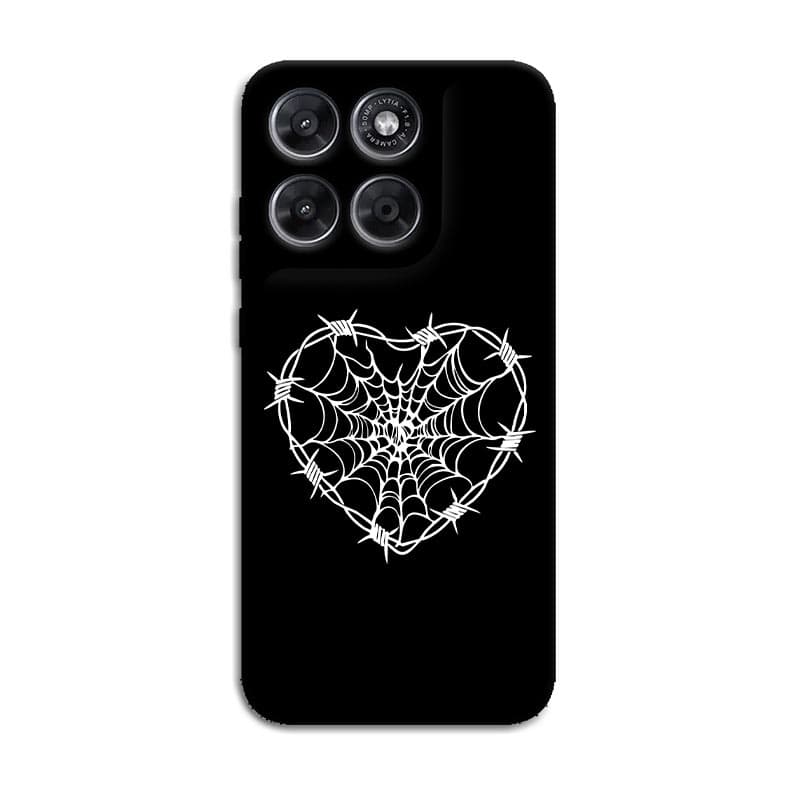 Силиконов калъф за Moto G57 Power - Barbed Heart