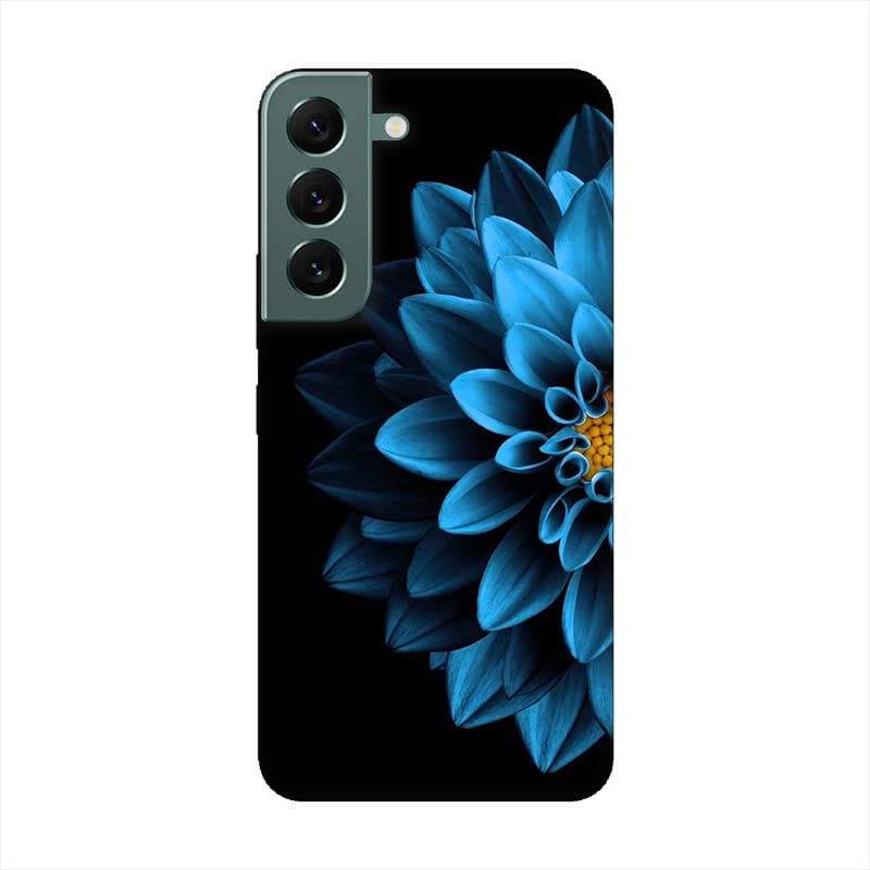 Калъфче за Samsung 101+85 Синьо цвете