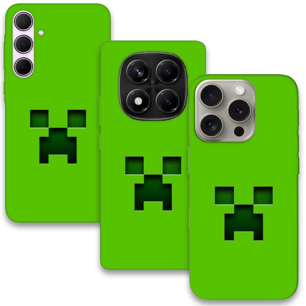 Калъф Minecaft Creeper Face