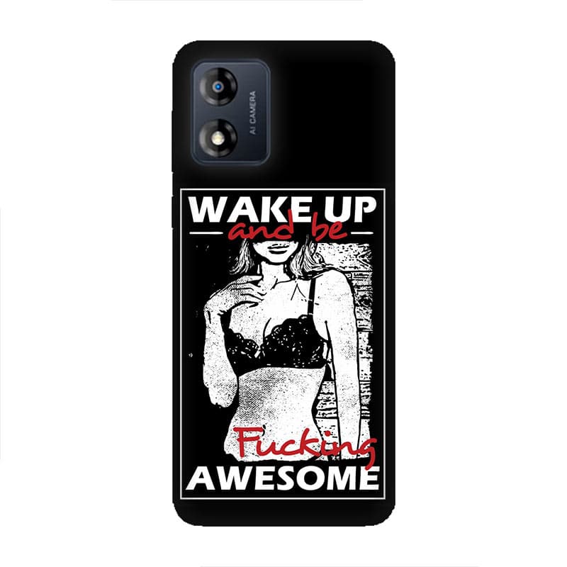 Moto E13 силиконов калъф Awesome