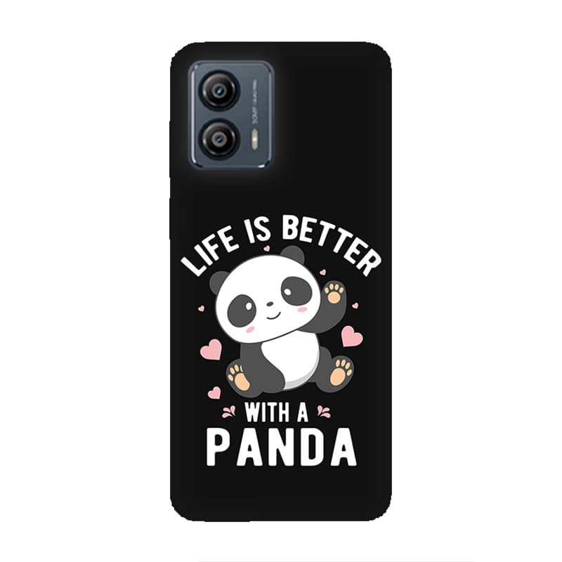 Motorola Moto G53 калъф Better With Panda