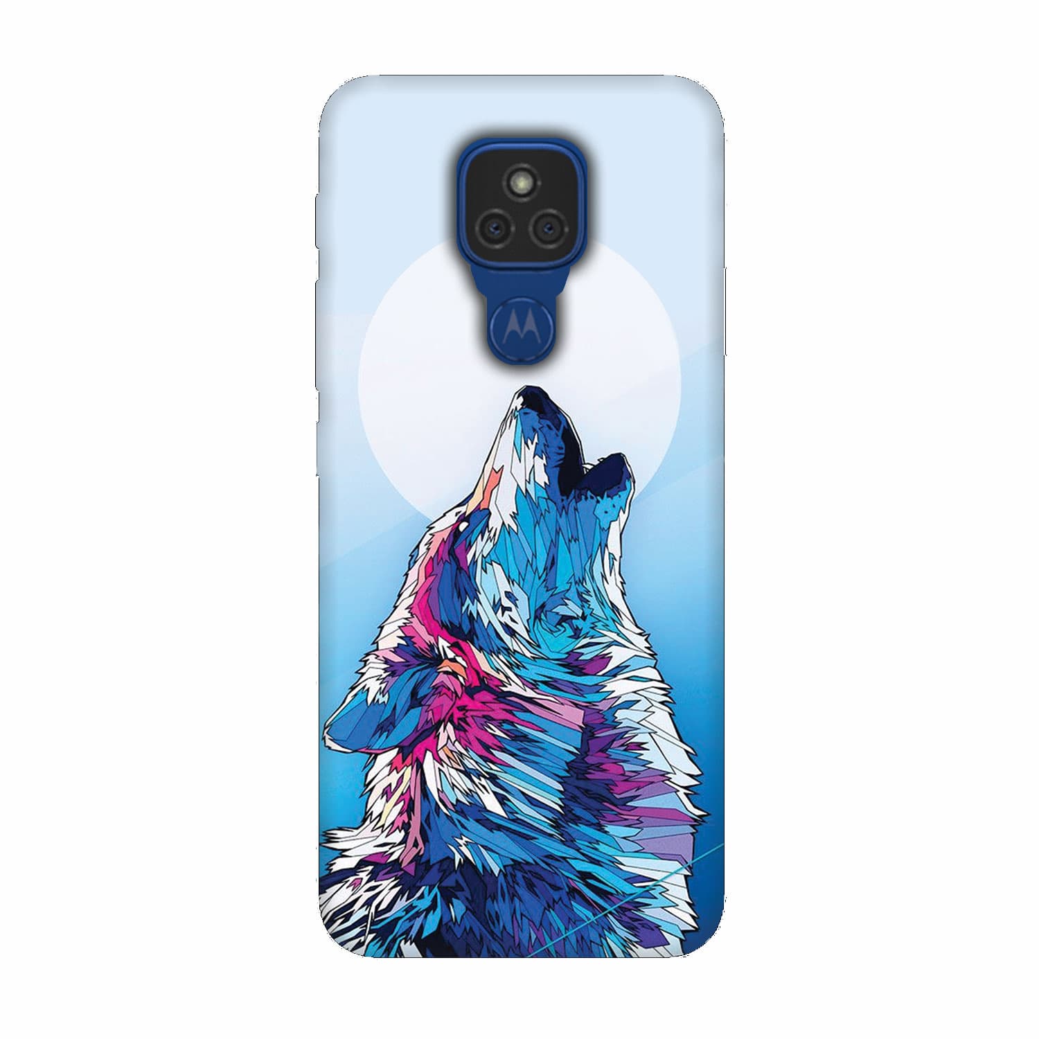 Motorola Moto E7 кейс Вълк