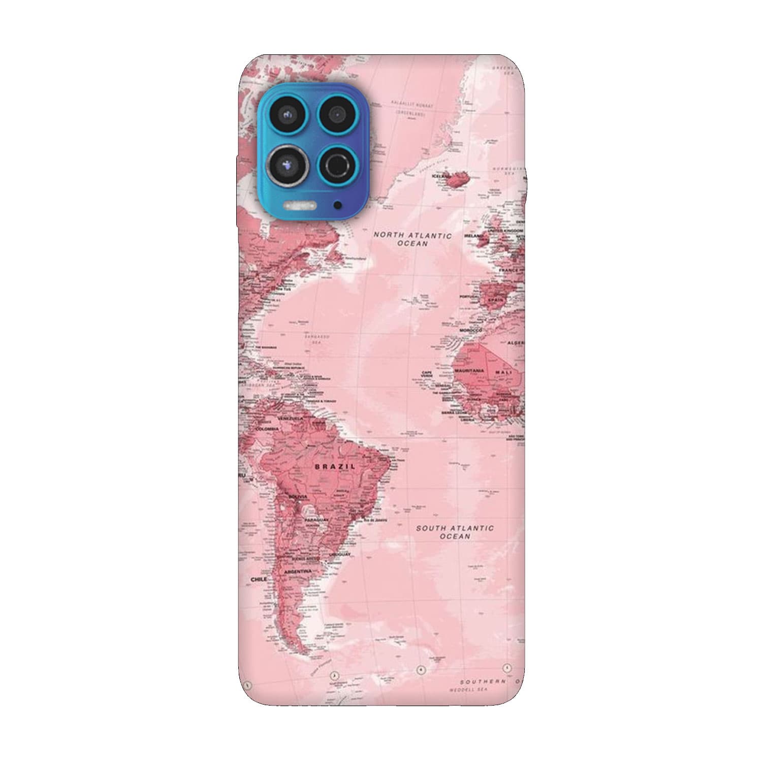 Motorola Moto G100 кейс Розова карта