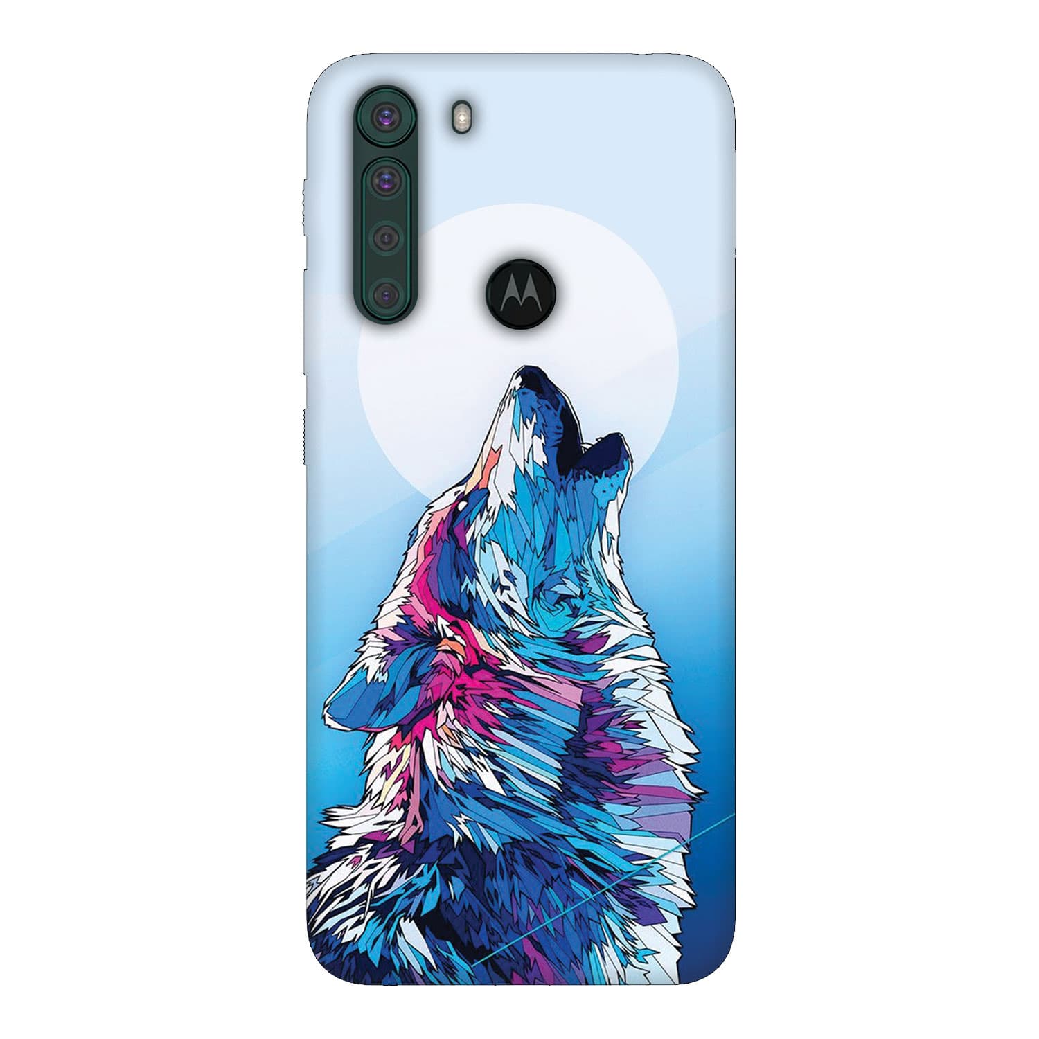 Motorola One Fusion кейс Вълк