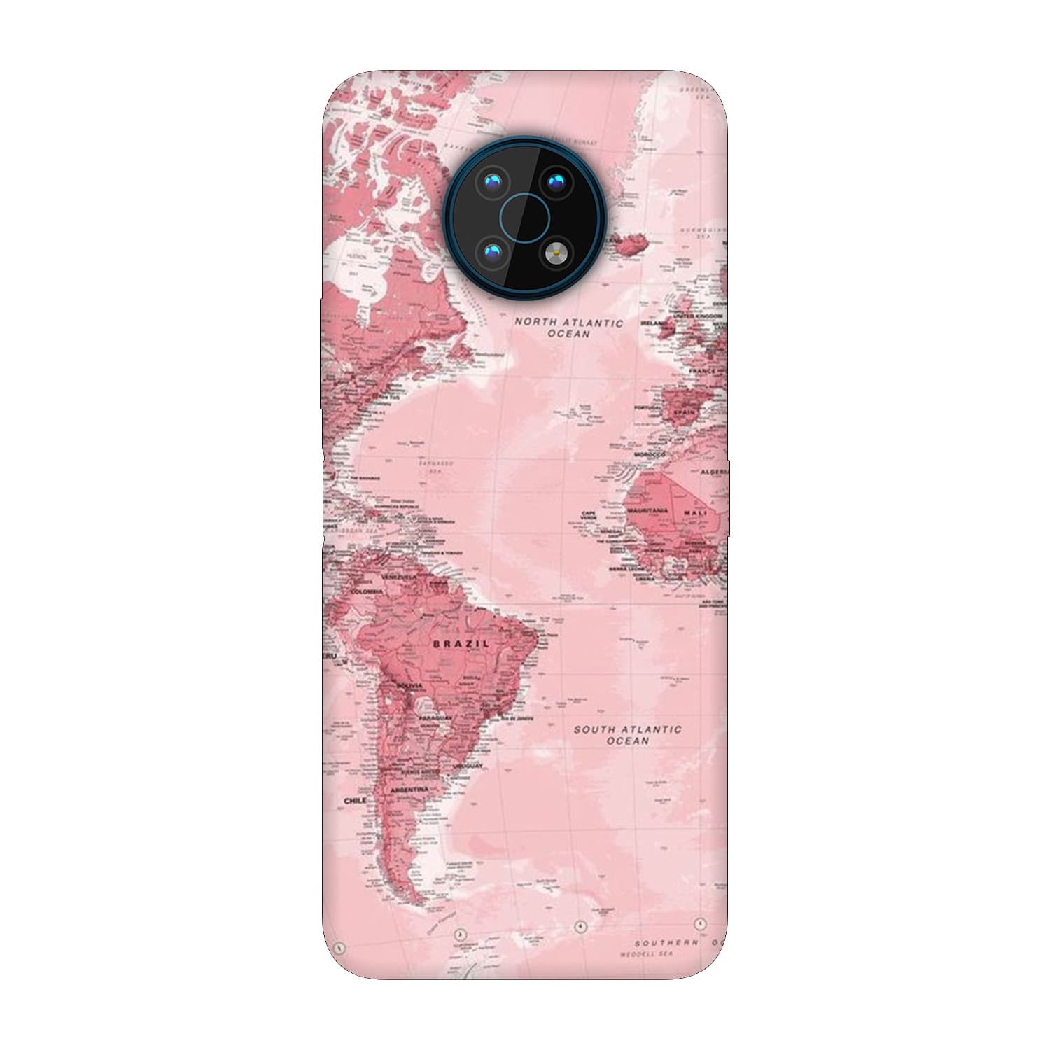 Nokia G50 кейс Розова карта