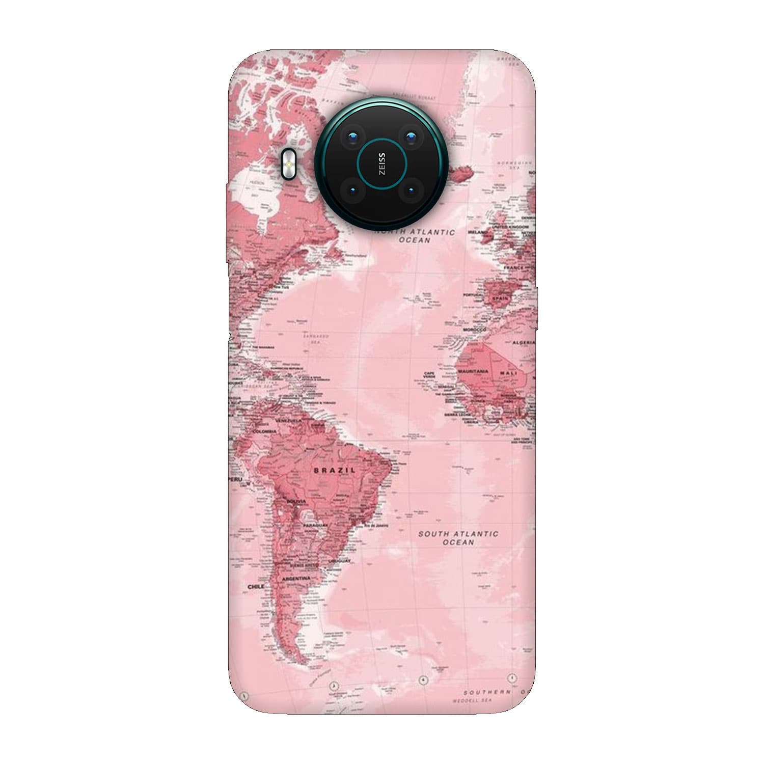 Nokia X10 кейс Розова карта