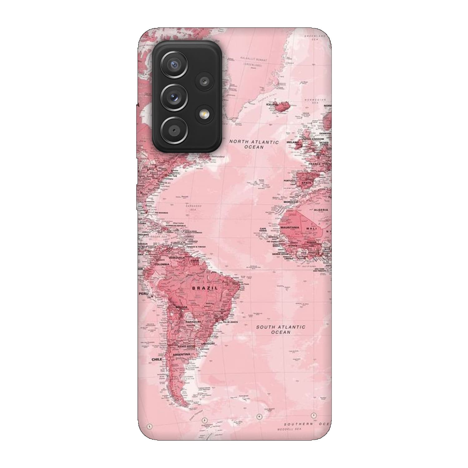Кейс за Samsung А52 5G Розова карта