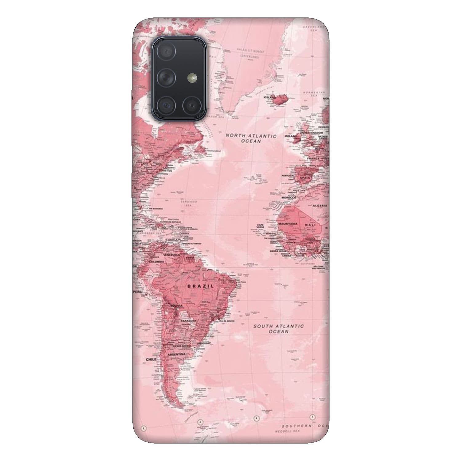 Samsung А71 кейс Розова карта