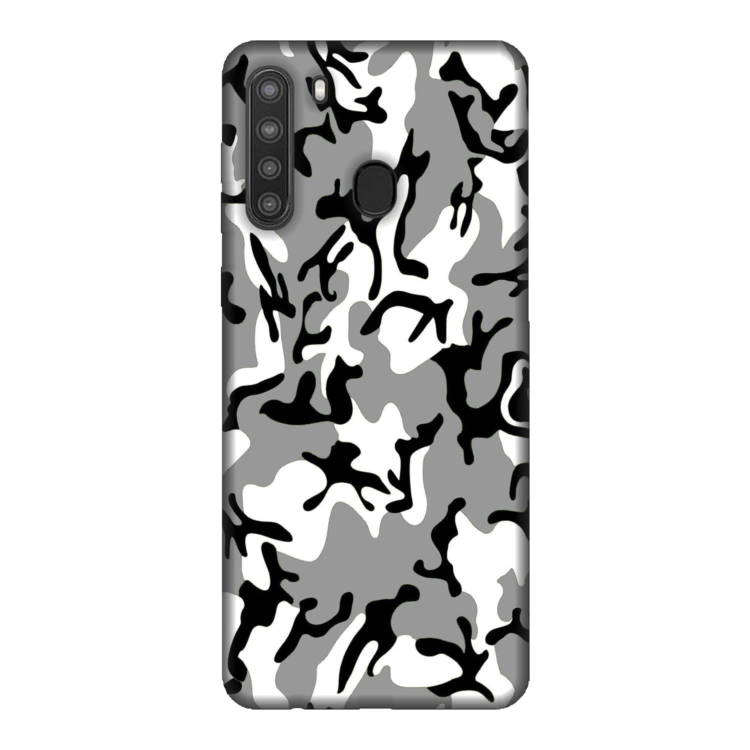Samsung A21 кейс Камуфлажен