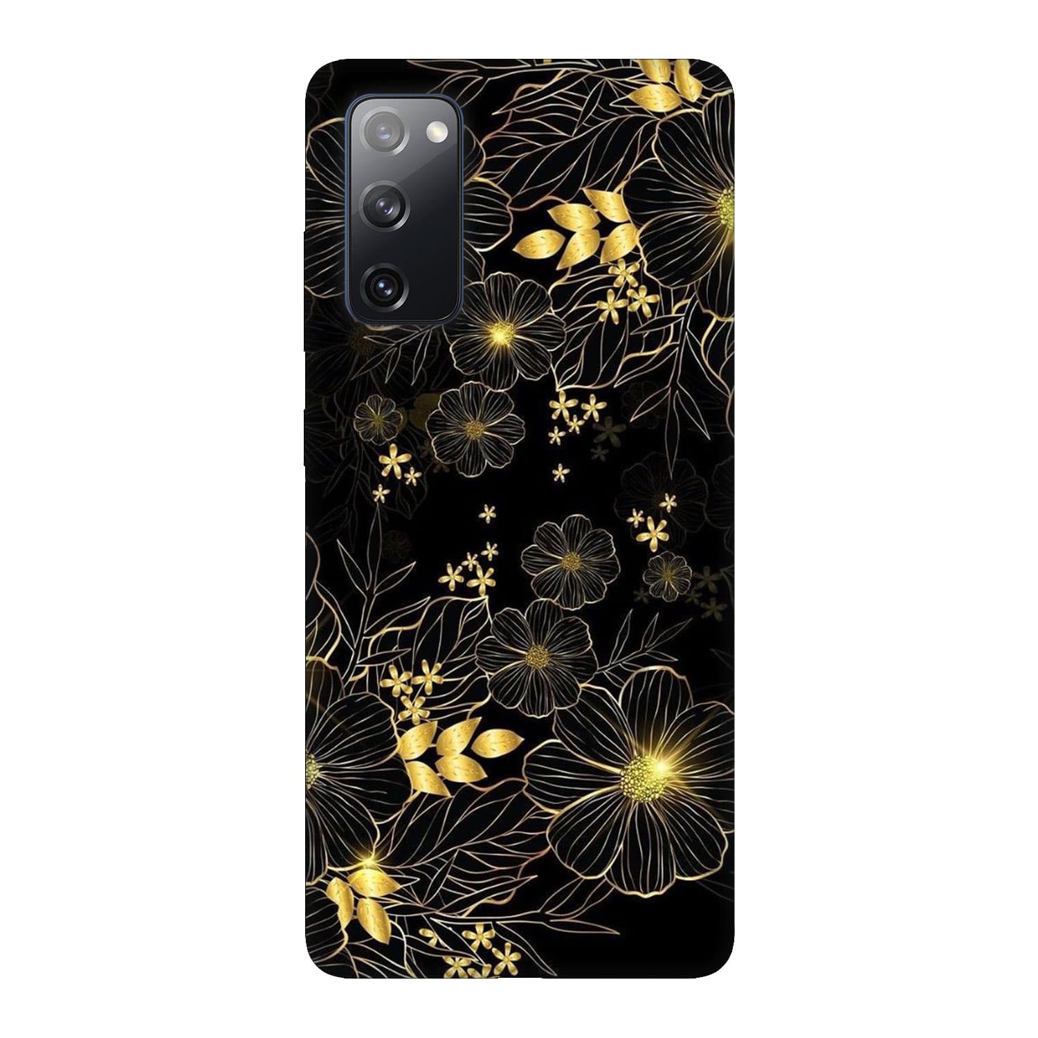 Samsung S20 FE кейс Златни цветя