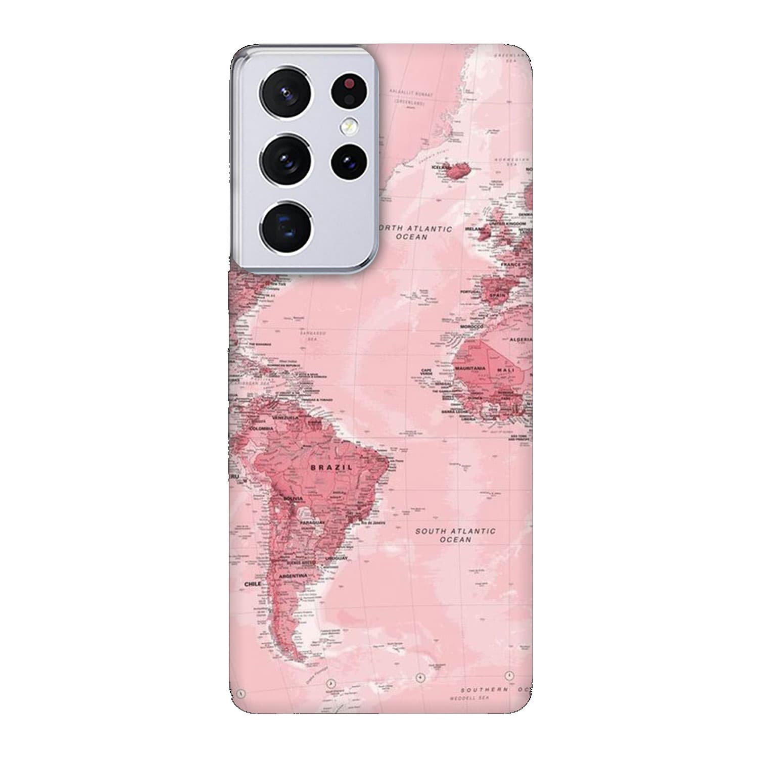 Кейс за Samsung S21 Ultra Розова карта