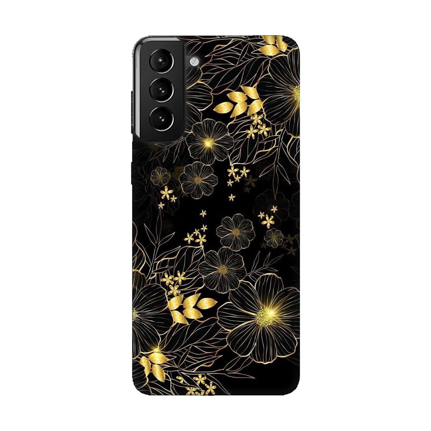 Кейс за Samsung S21 Plus Златни цветя