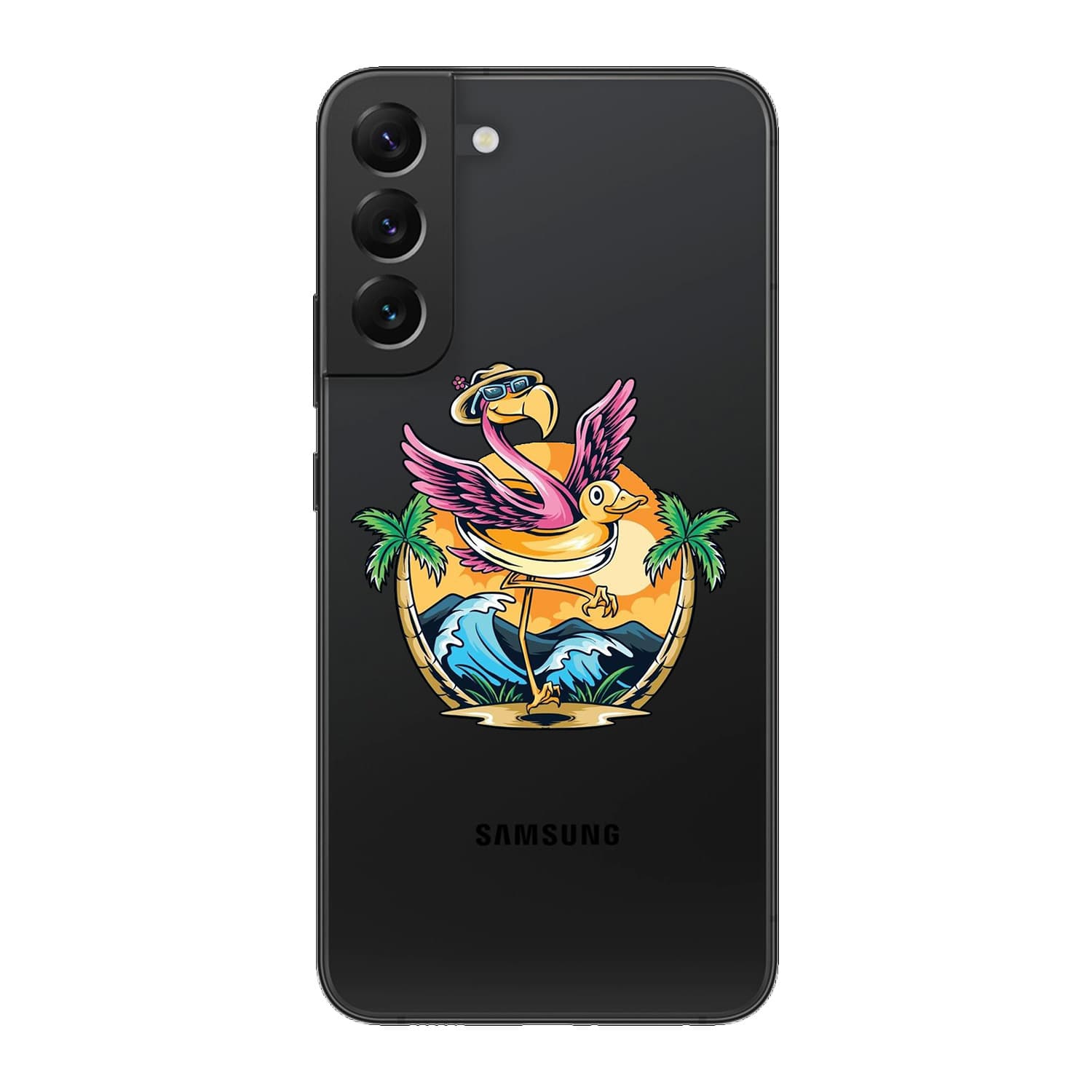 Samsung S22 Plus кейс Фламинго