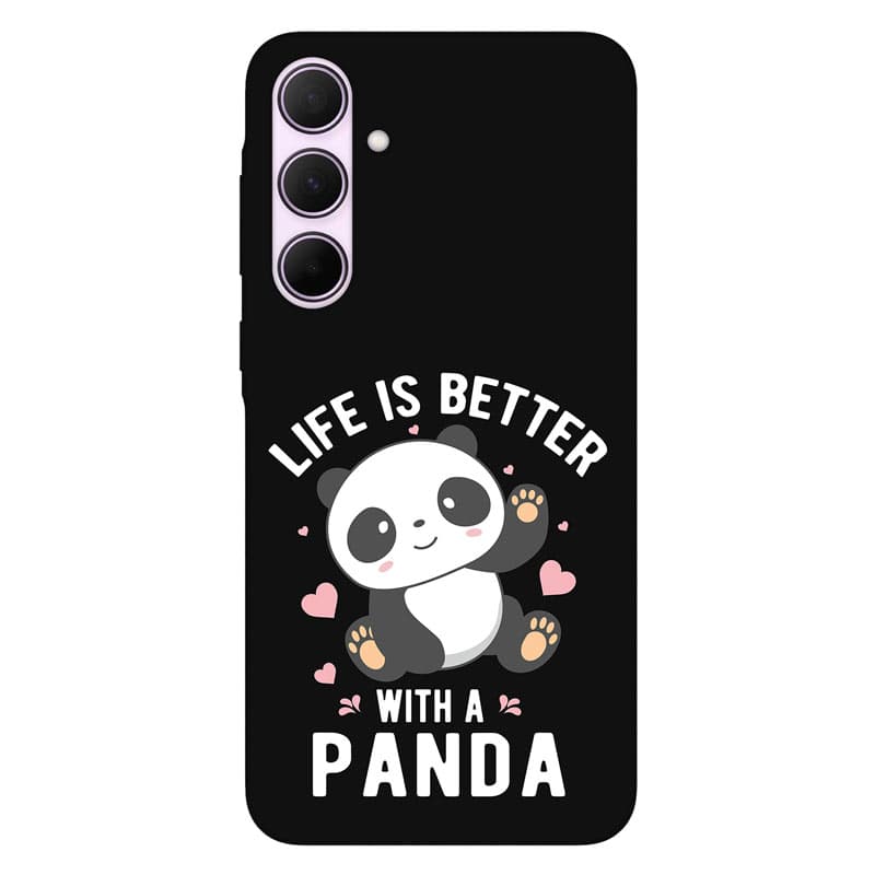 Samsung A35 калъф Better With Panda