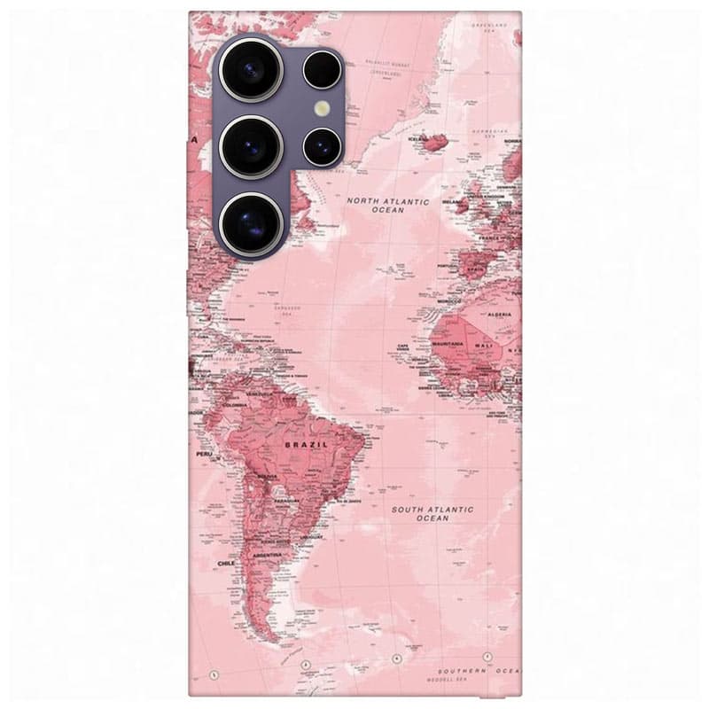 Samsung S24 Ultra кейс Розова карта
