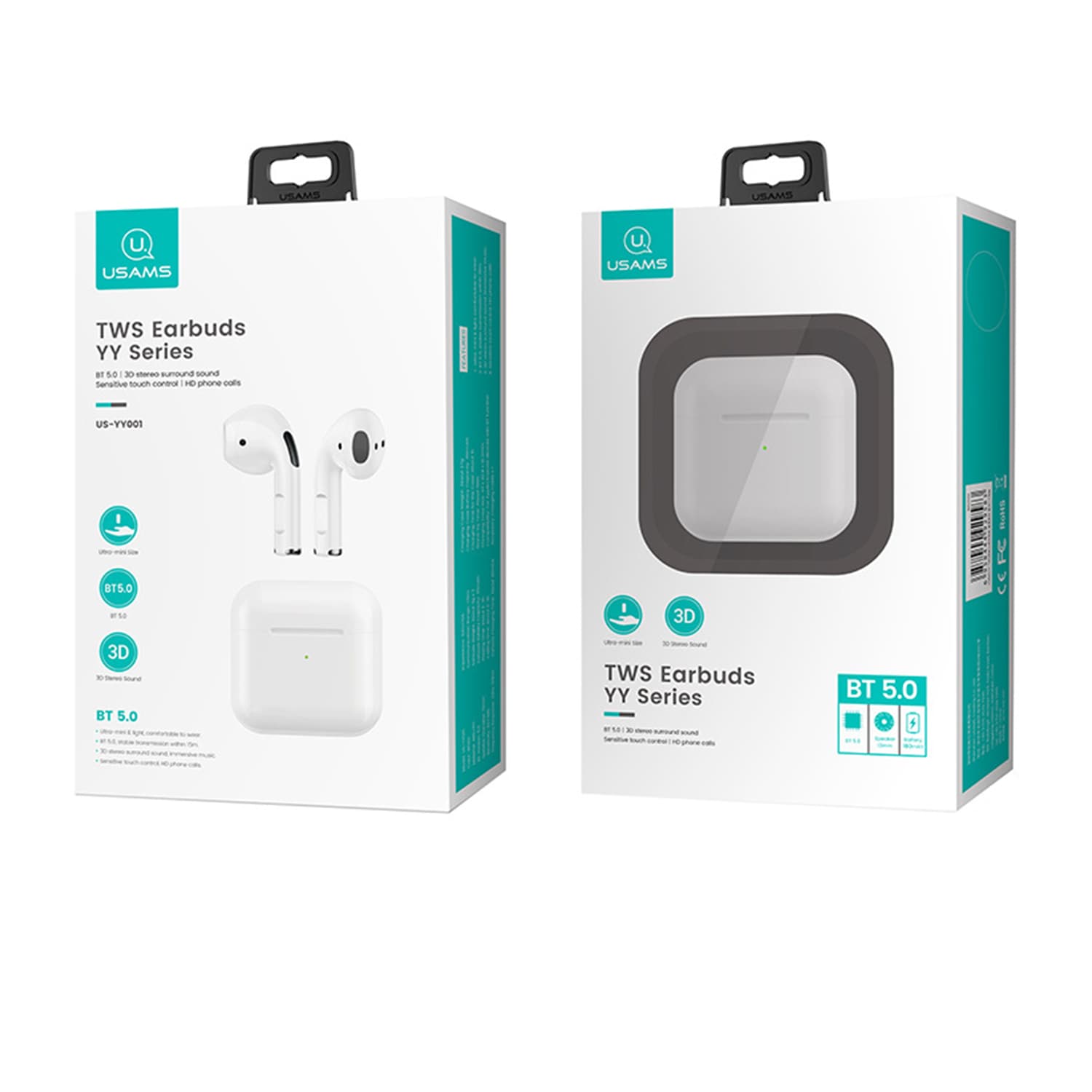 USAMS TWS Earbuds Bluetooth слушалки