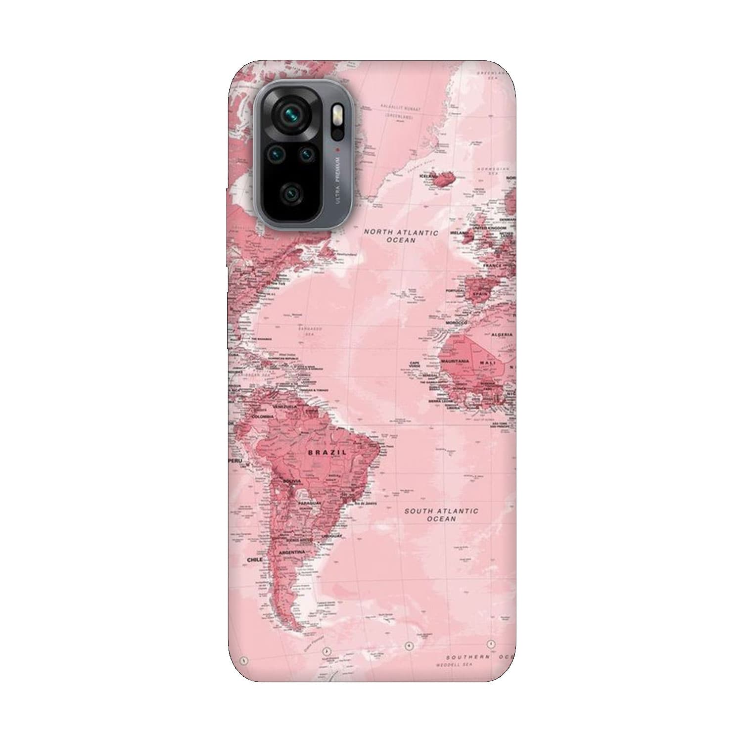 Кейс за Xiaomi Redmi Note 10 Розова карта
