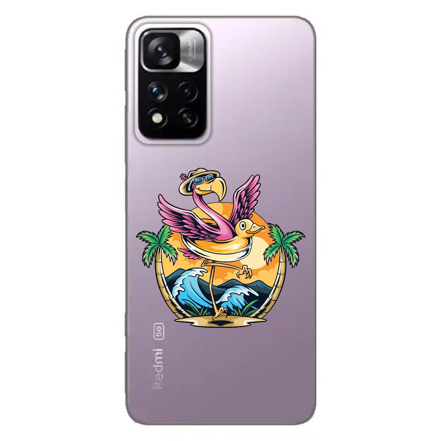 Xiaomi Redmi Note 11 Pro+ кейс Фламинго