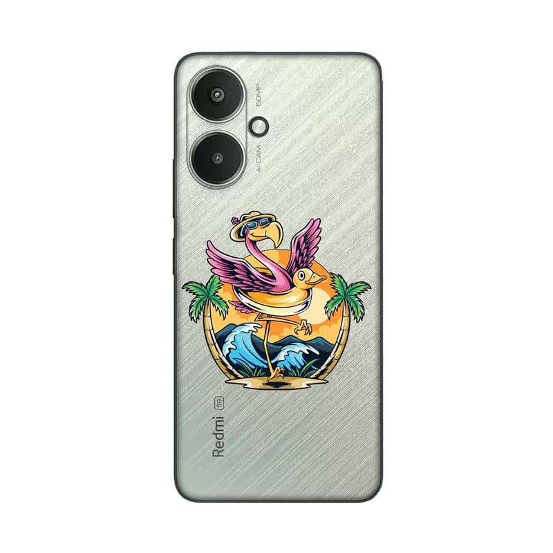 Xiaomi Redmi 13C 5G кейс Фламинго